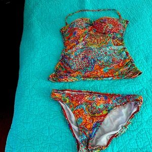 Ralph Lauren paisley tankini